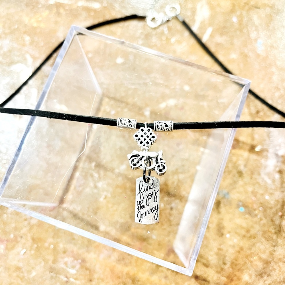 Motorcycle Biker Necklace- Handmade, Unisex